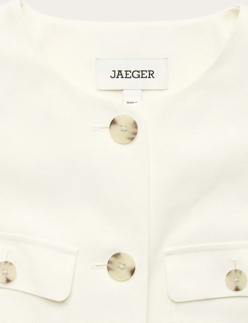 Cotton Rich Boxy Short Jacket