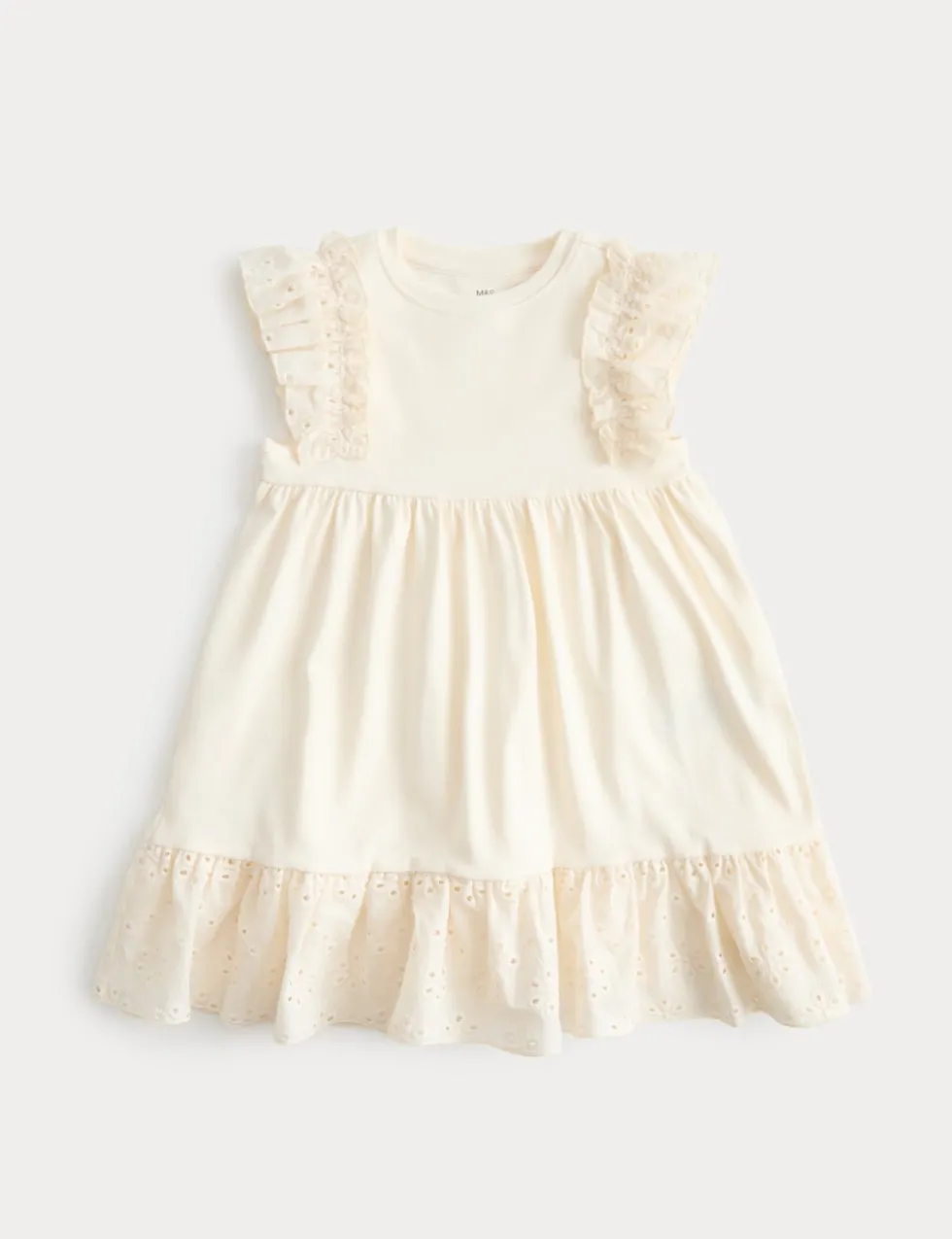 Cotton Rich Broderie Dress (2-8 Yrs)