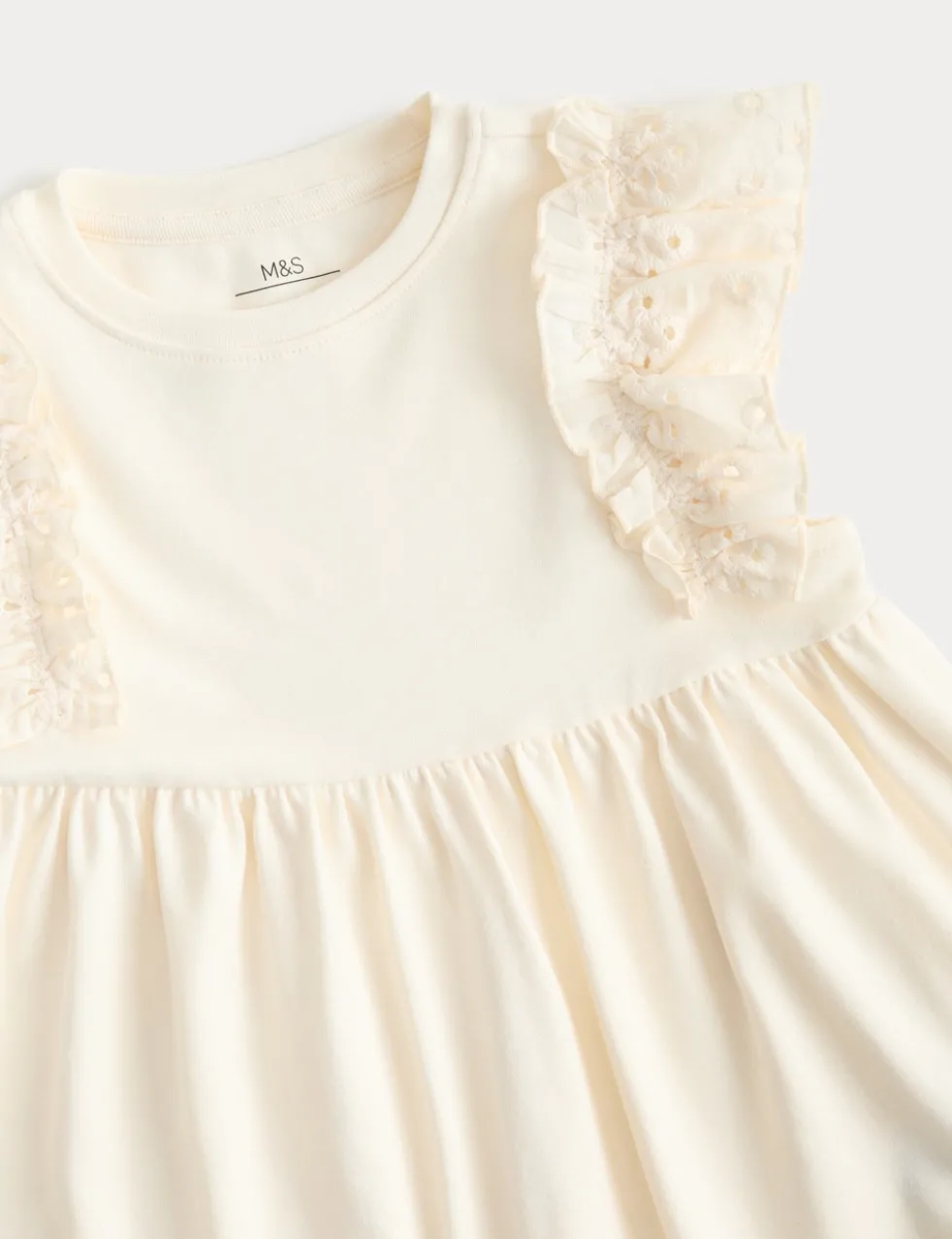 Cotton Rich Broderie Dress (2-8 Yrs)