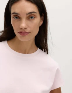 Cotton Rich Bubble Hem T-Shirt