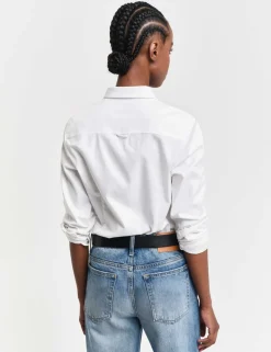 Cotton Rich Button Through Oxford Shirt
