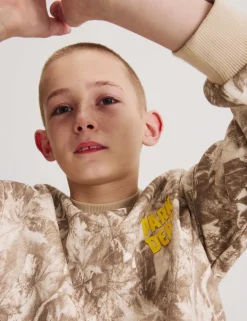 Cotton Rich Camouflage Sweatshirt (6-16 Yrs)