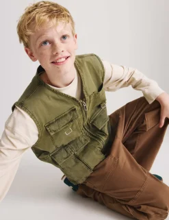 Cotton Rich Cargo Trousers (6-16 Yrs)