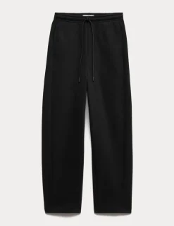 Cotton Rich Carrot Leg Ankle Grazer Joggers