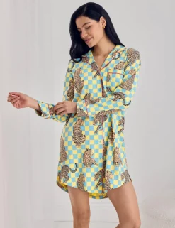 Cotton Rich Checked Nightshirt