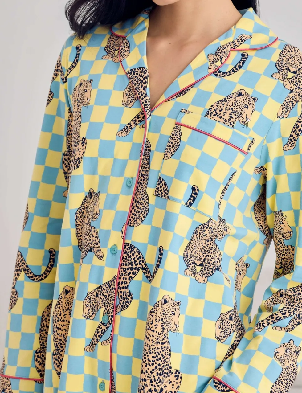 Cotton Rich Checked Nightshirt