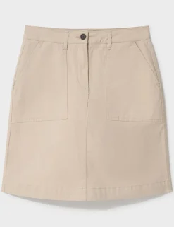 Cotton Rich Chino Mini Utility Skirt