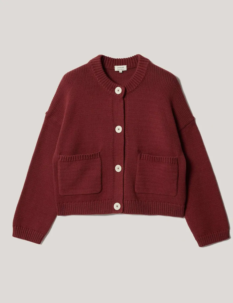 Cotton Rich Chunky Relaxed Cardigan