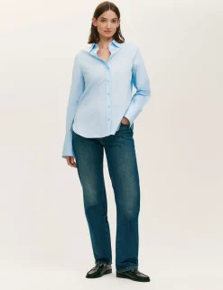 Cotton Rich Collared Shirt