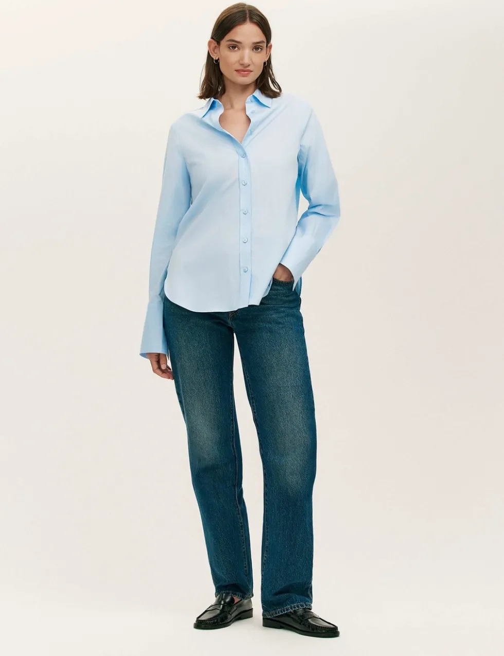 Cotton Rich Collared Shirt