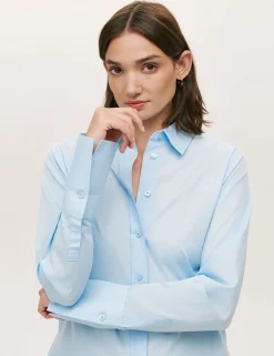 Cotton Rich Collared Shirt