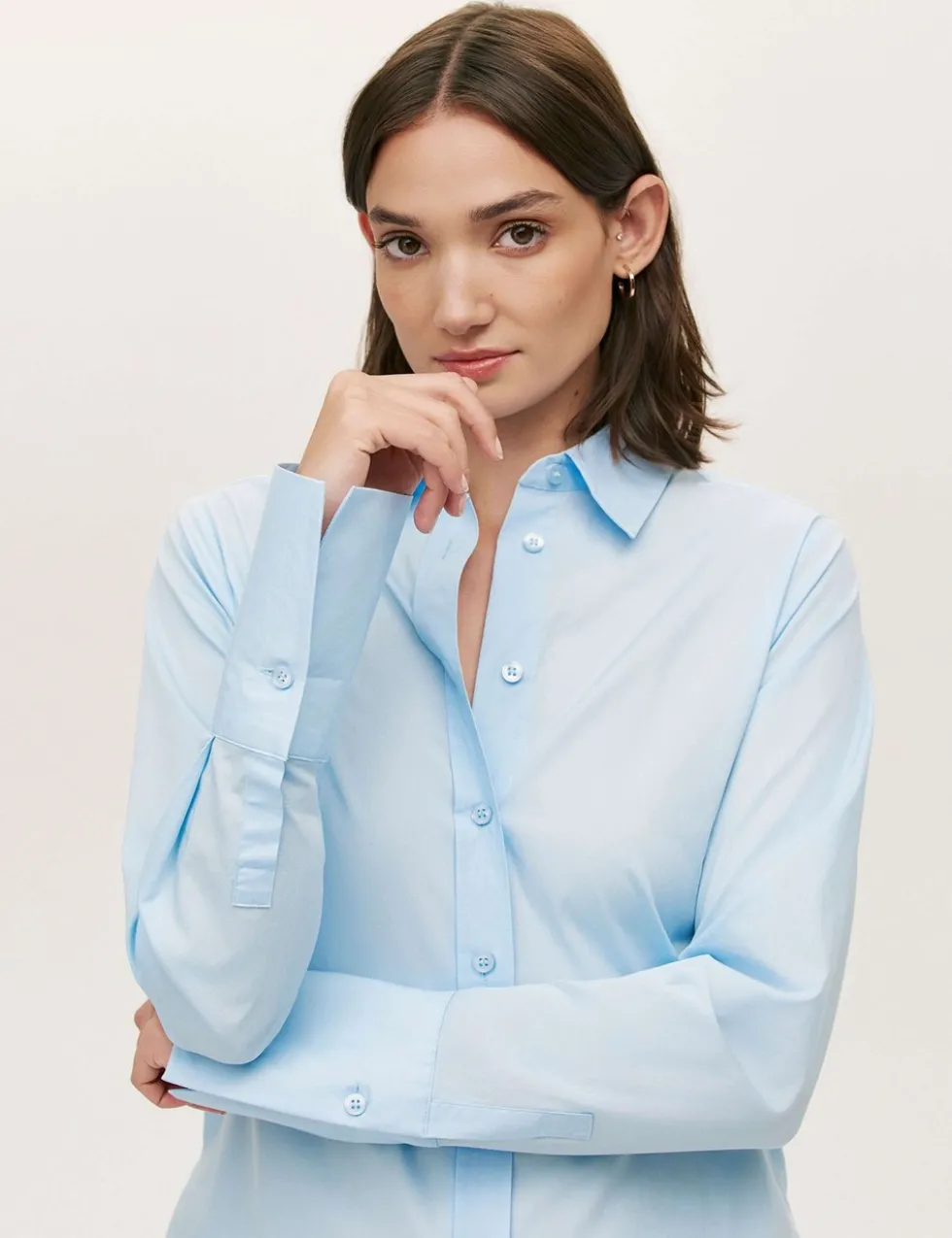 Cotton Rich Collared Shirt