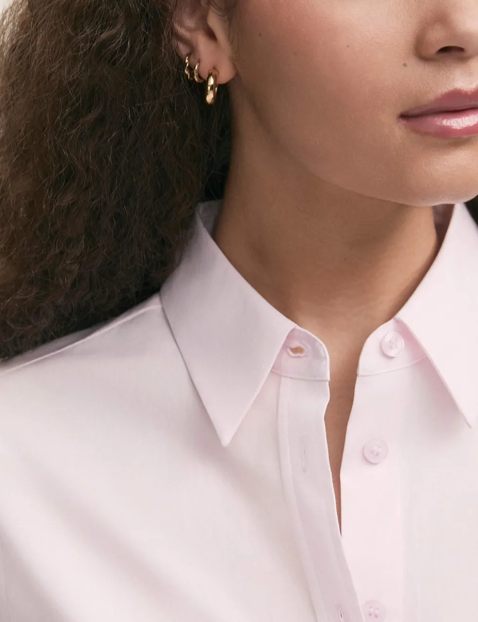 Cotton Rich Collared Shirt