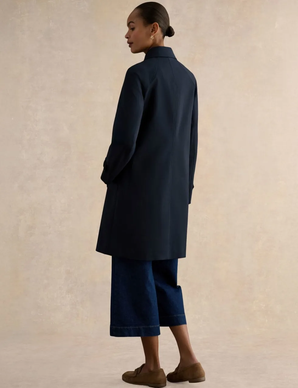 Cotton Rich Collared Trench Coat
