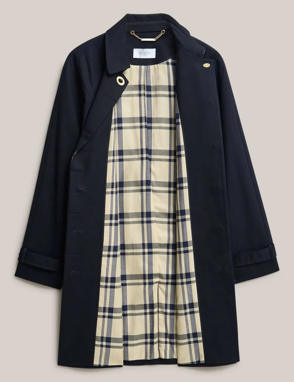 Cotton Rich Collared Trench Coat