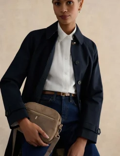 Cotton Rich Collared Trench Coat