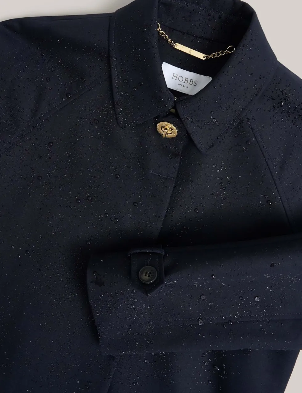 Cotton Rich Collared Trench Coat