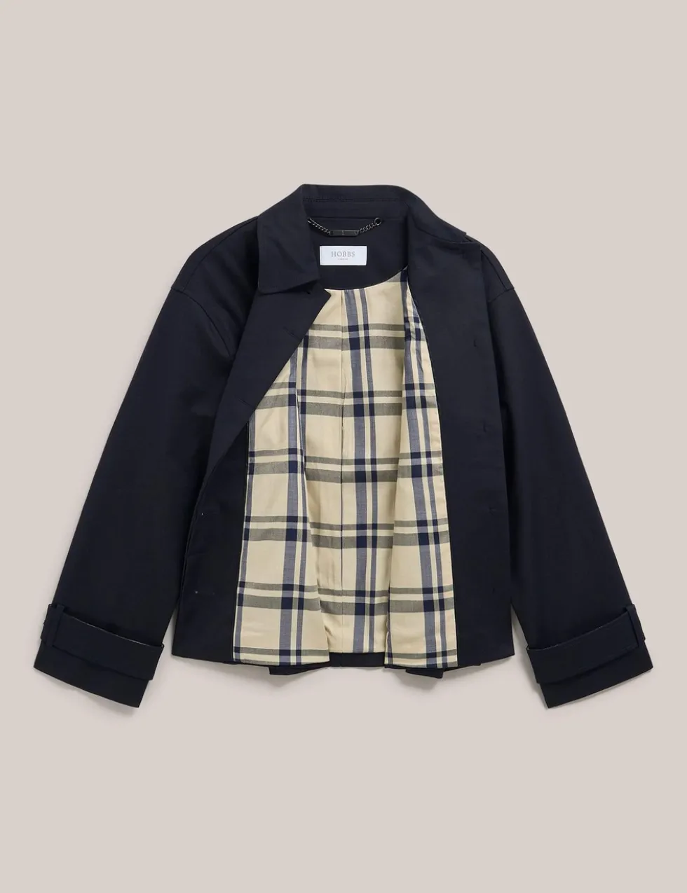 Cotton Rich Collared Trench Coat