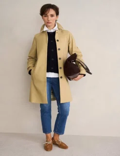 Cotton Rich Collared Trench Coat