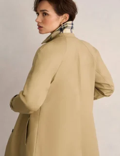 Cotton Rich Collared Trench Coat