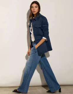 Cotton Rich Collared Utility Jacket