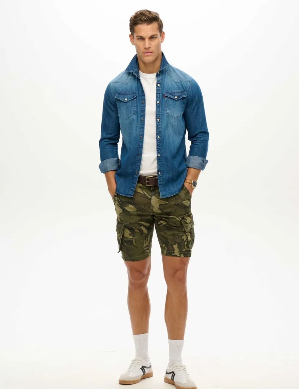 Cotton Rich Core Cargo Shorts