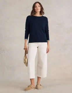 Cotton Rich Crew Neck Jumper