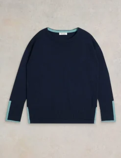 Cotton Rich Crew Neck Jumper