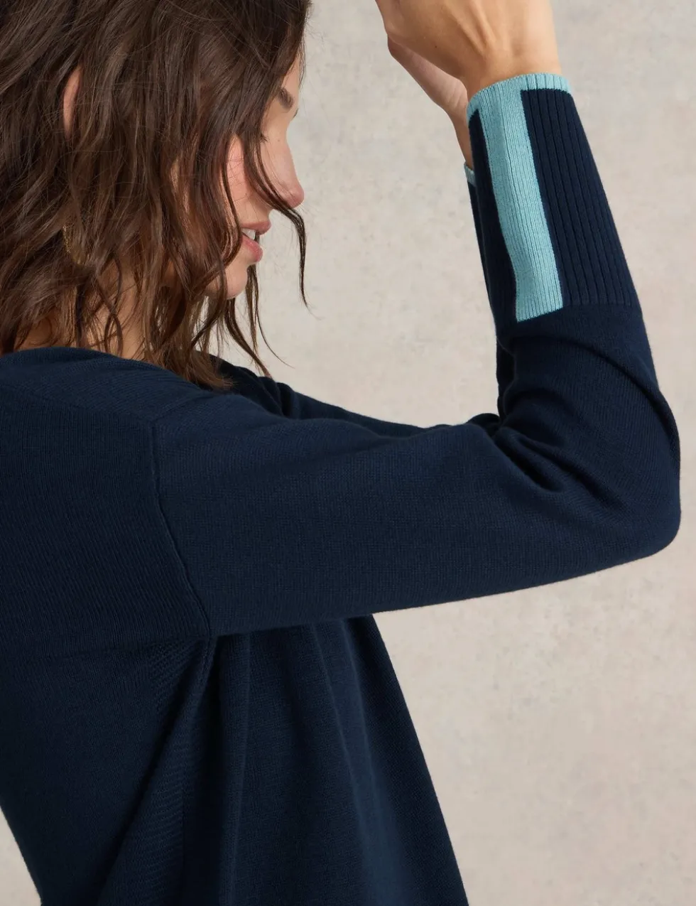 Cotton Rich Crew Neck Jumper