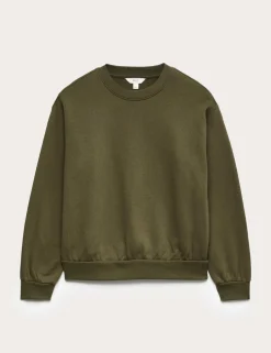 Cotton Rich Crew Neck Sweatshirt