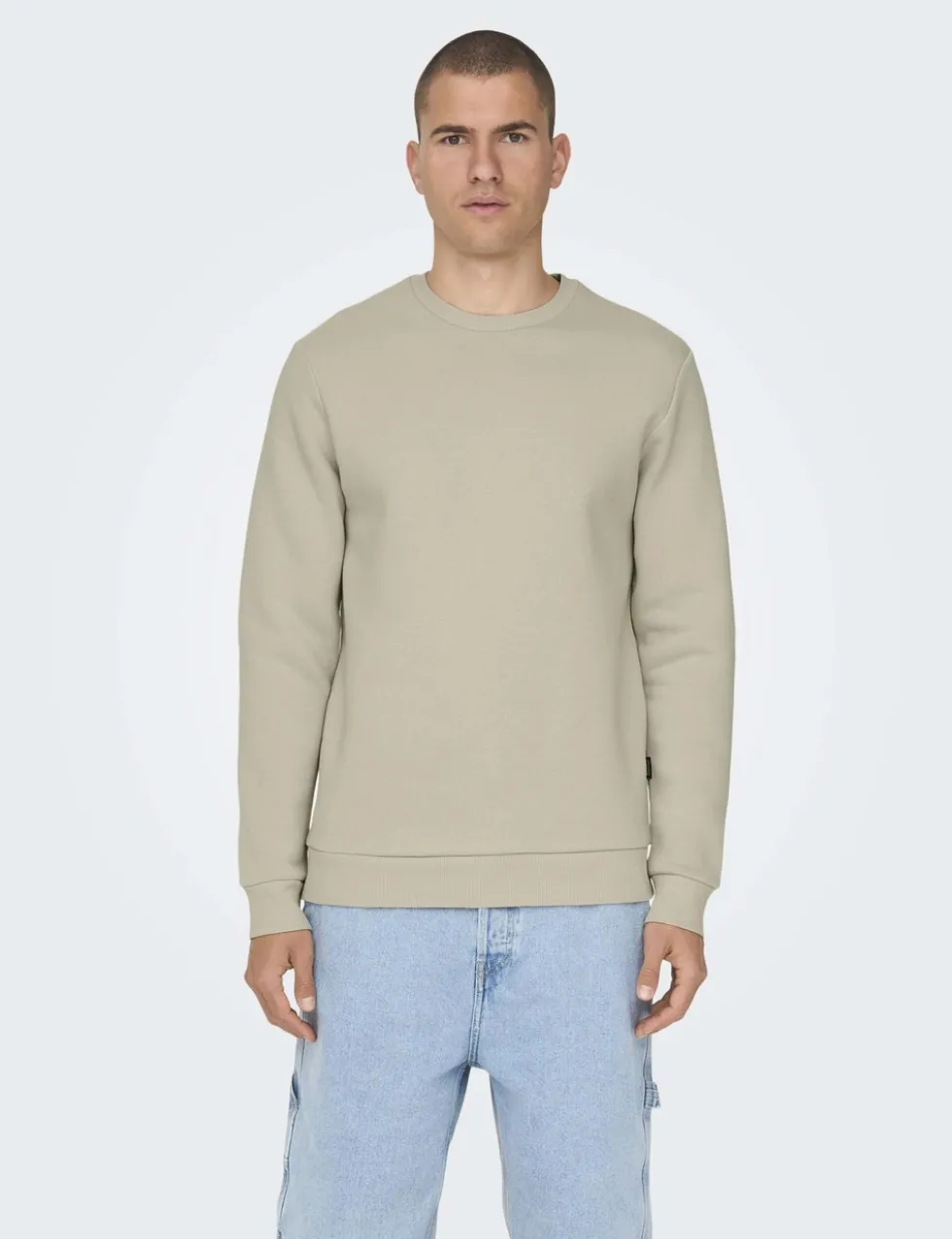 Cotton Rich Crew Neck Sweatshirt