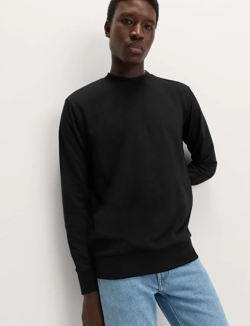 Cotton Rich Crew Neck Sweatshirt
