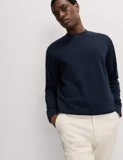 Cotton Rich Crew Neck Sweatshirt