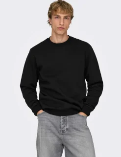 Cotton Rich Crew Neck Sweatshirt