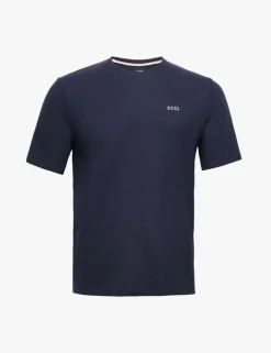 Cotton Rich Crew Neck Waffle T-Shirt