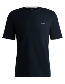 Cotton Rich Crew Neck Waffle T-Shirt