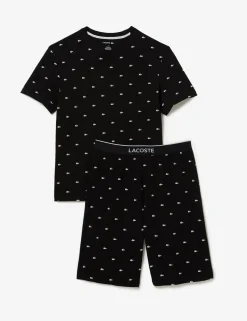 Cotton Rich Crocodile Print Pyjama Set