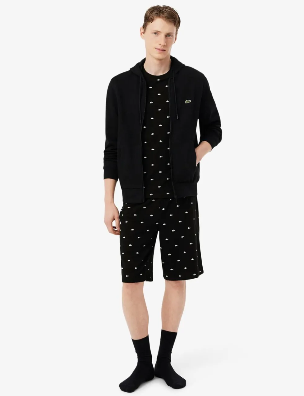Cotton Rich Crocodile Print Pyjama Set