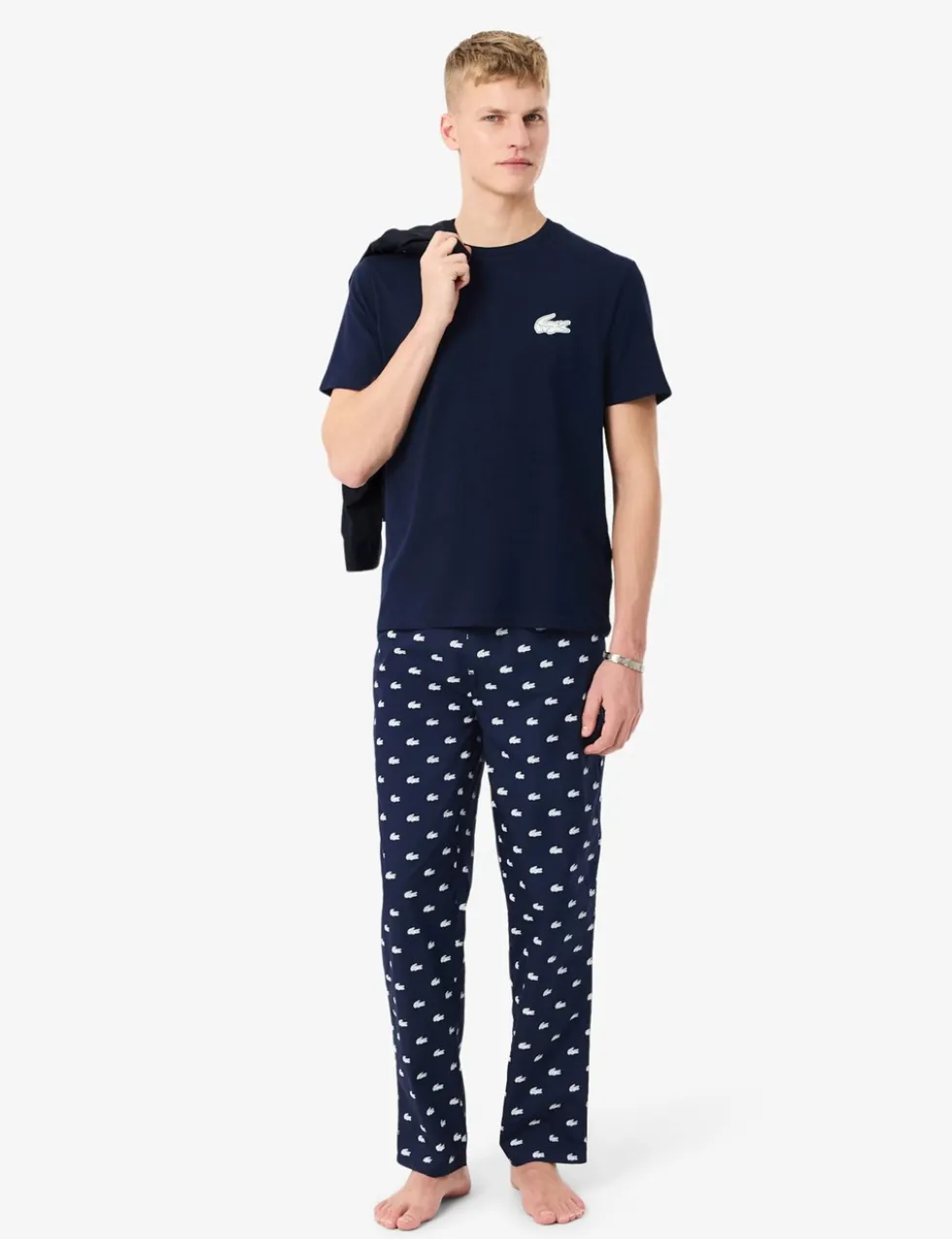 Cotton Rich Crocodile Print Pyjama Set