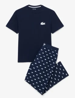 Cotton Rich Crocodile Print Pyjama Set