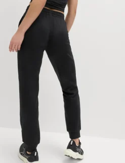 Cotton Rich Cuffed High Waisted Tapered Joggers