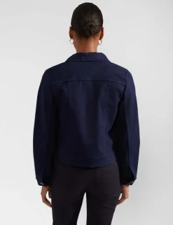Cotton Rich Denim Cropped Jacket