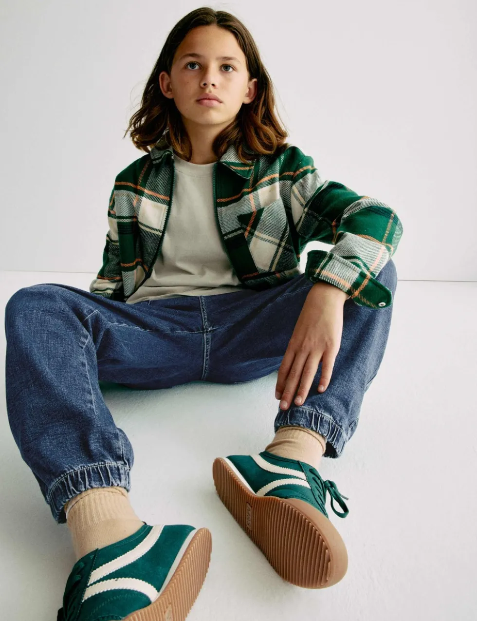 Cotton Rich Denim Drawstring Jeans (6-16 Yrs)