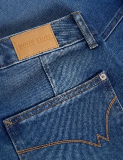 Cotton Rich Denim Knee Length Skirt