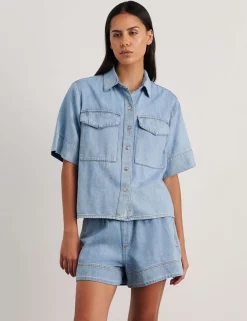 Cotton Rich Denim Shirt