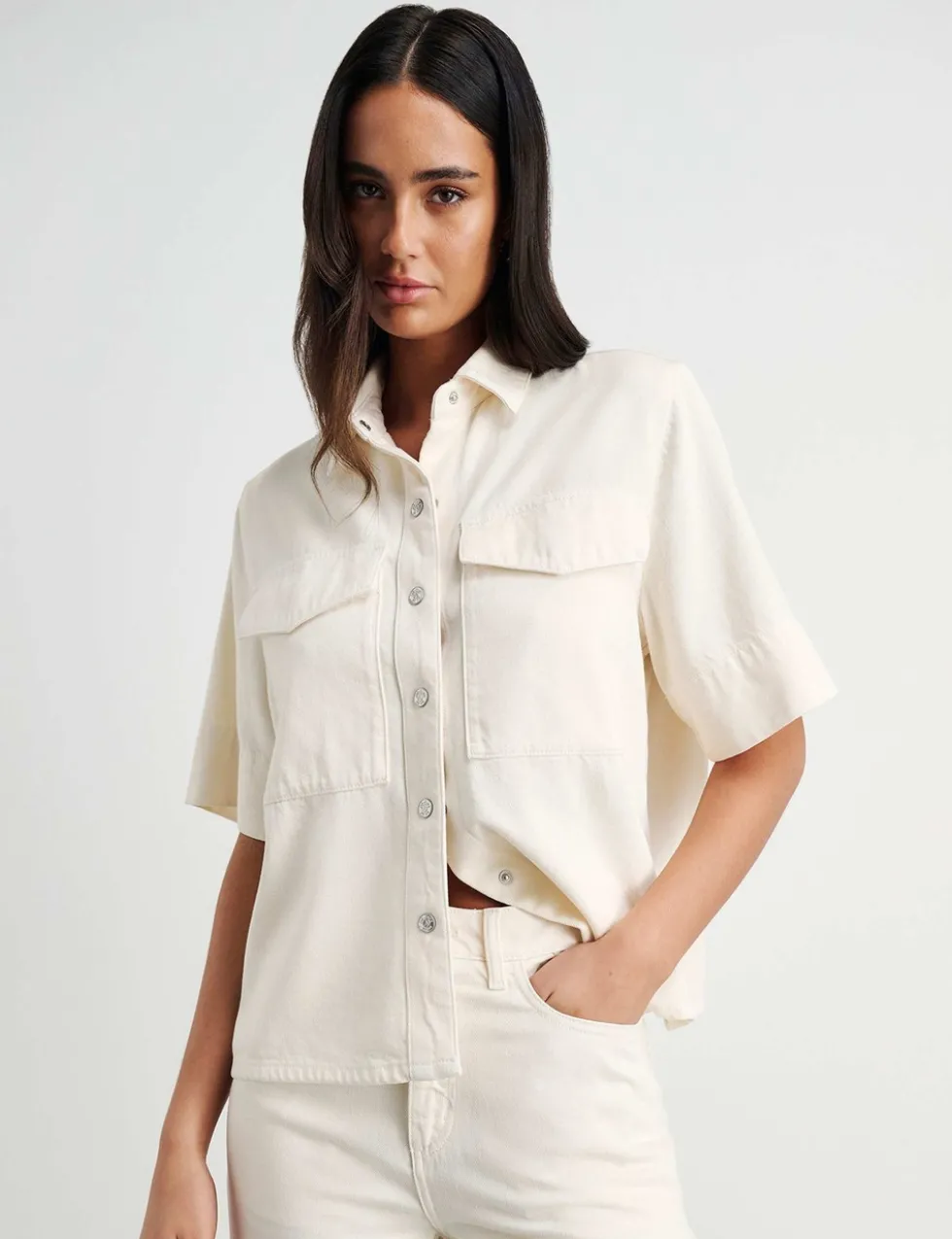 Cotton Rich Denim Shirt