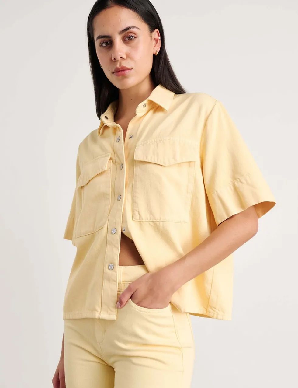 Cotton Rich Denim Shirt