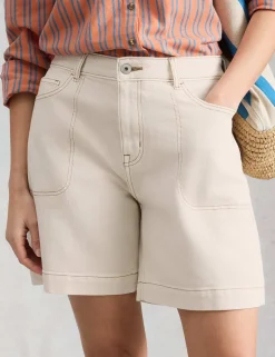 Cotton Rich Denim Shorts