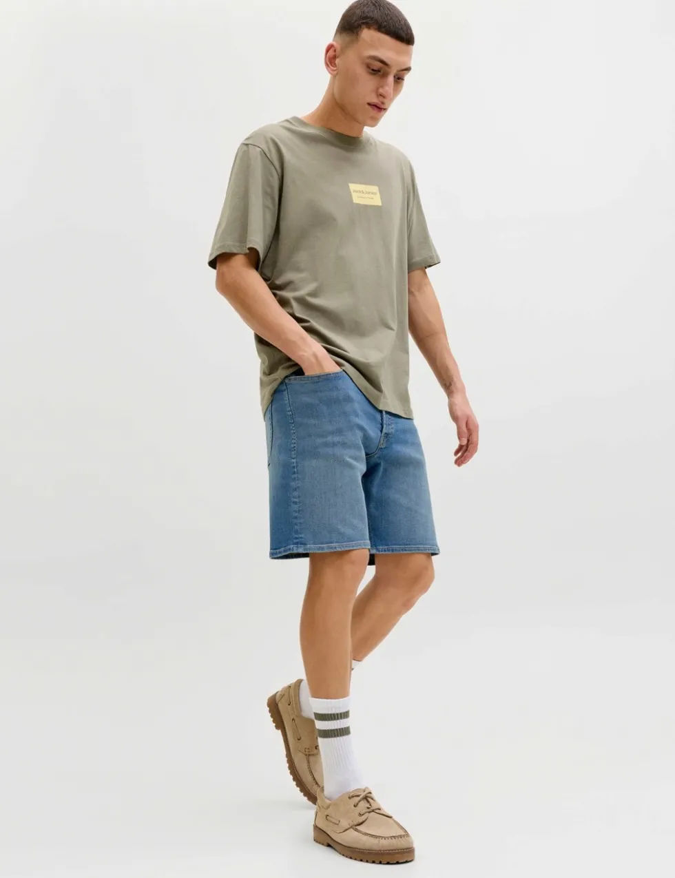 Cotton Rich Denim Shorts