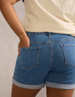 Cotton Rich Denim Shorts